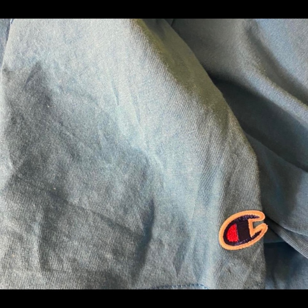 Men’s Champion Logo Blue Tee - Picture 4 of 4